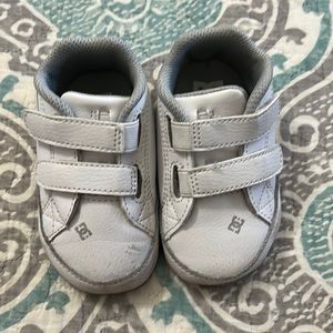 Baby DC shoes size 4